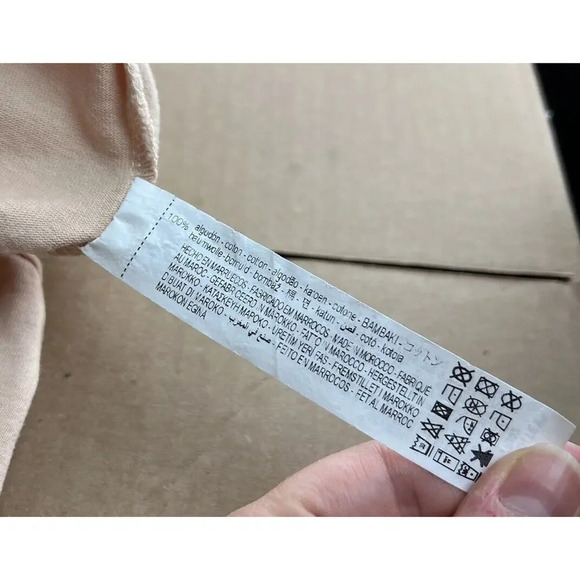 Zara Cotton Short Sleeve Jumpsuit Size 11-12 Tie Waist Pockets Kids Girl’s - Picture 6 of 6